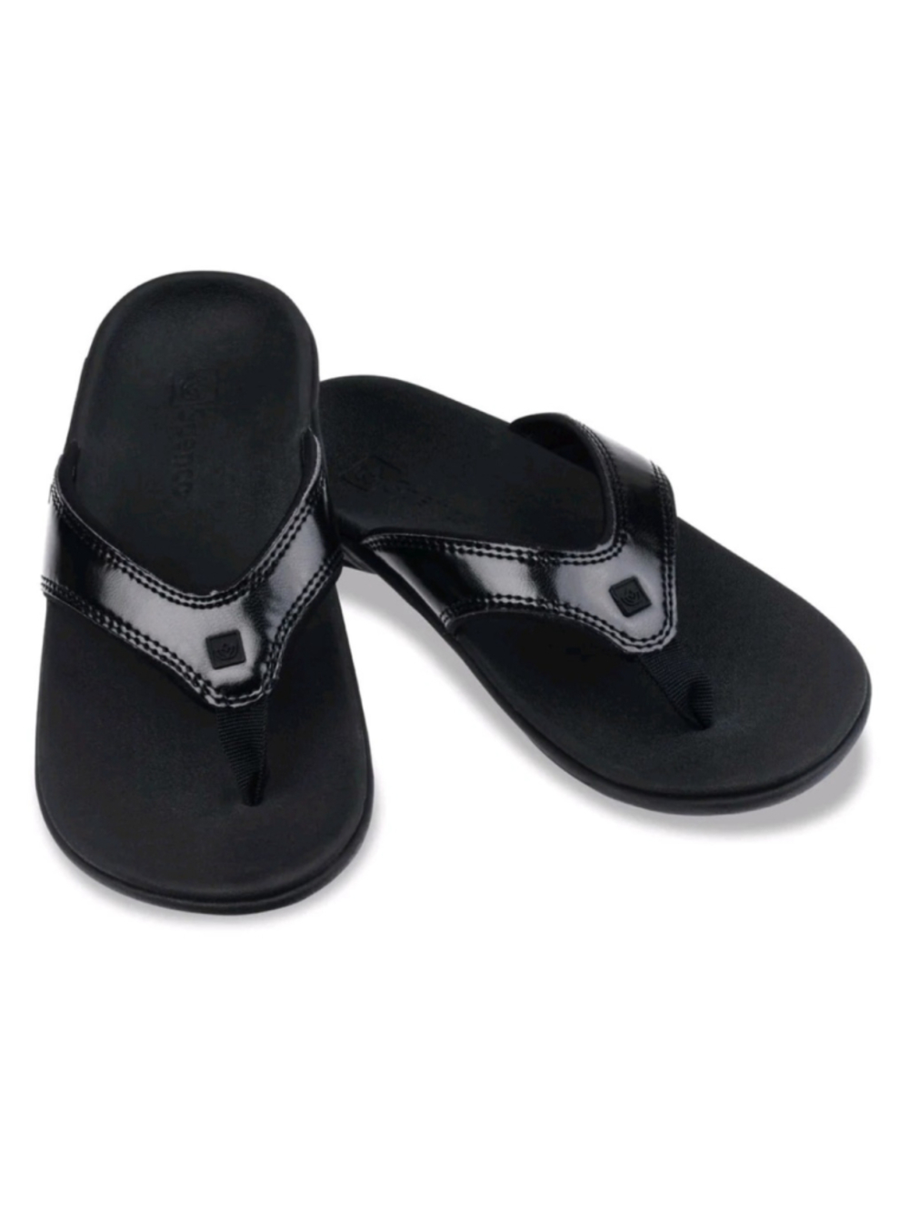 Spenco Women’s Black Orthotic Comfort Flip Flop Sandals Size 7